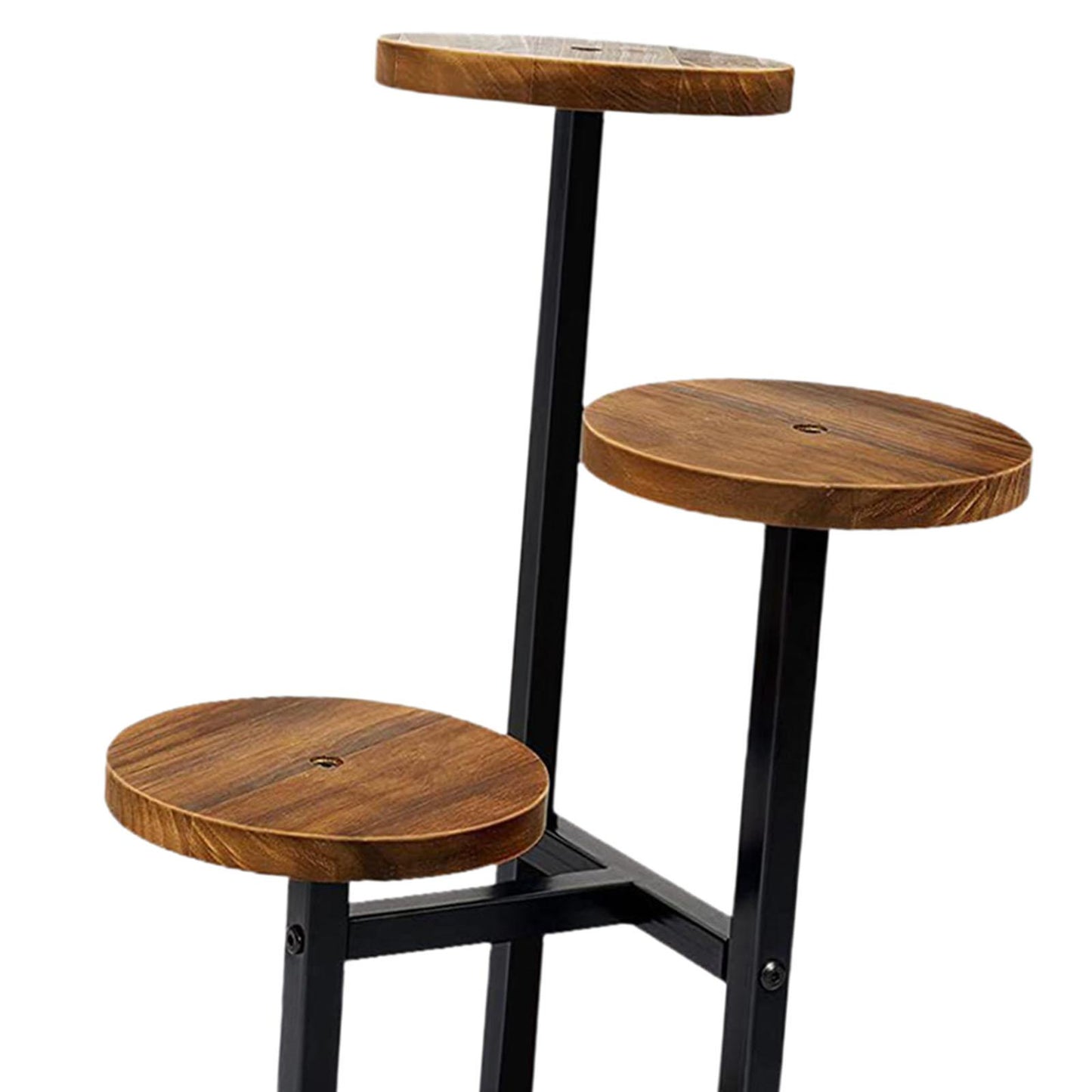 3 Tiers Plant Stand Display Rack Floor Standing Rack Decorative Plant Holder for Apartment Drawing Room Farmhouse Hotel Cafe